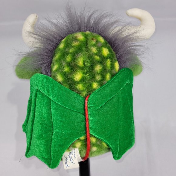 Dragon 39" Stick Ride-On Pole Electronic Sound 1988 Vintage Crisha Playful Plush - Picture 2 of 4
